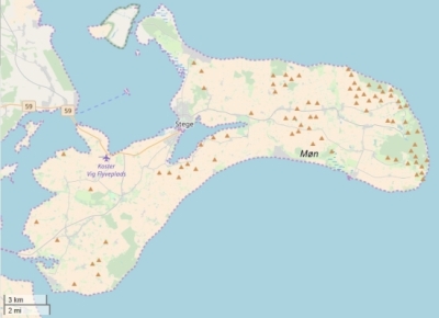 Møn map