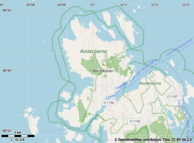 Nord-Koster map