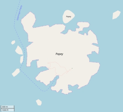 Papey map