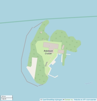 Robinson Crusoë  map