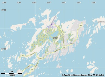 Røst map
