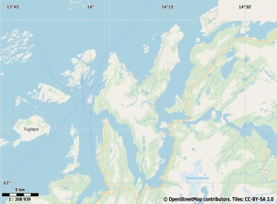 Sandhornøya map