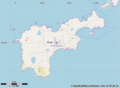 Tiree map