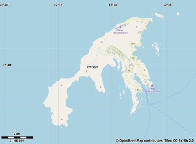 Værøy map